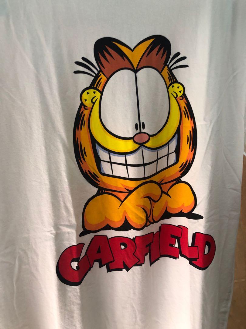 Bershka Garfield T-Shirt, Fesyen Wanita 
