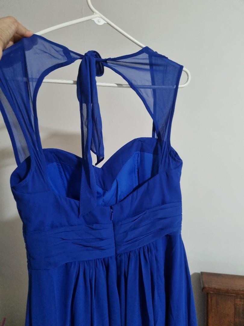 Bill Levkoff cobalt blue evening dress US 12 Women s Fashion