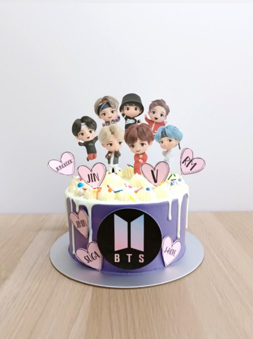 Carly's BTS Kpop Cake, A Customize Kpop cake