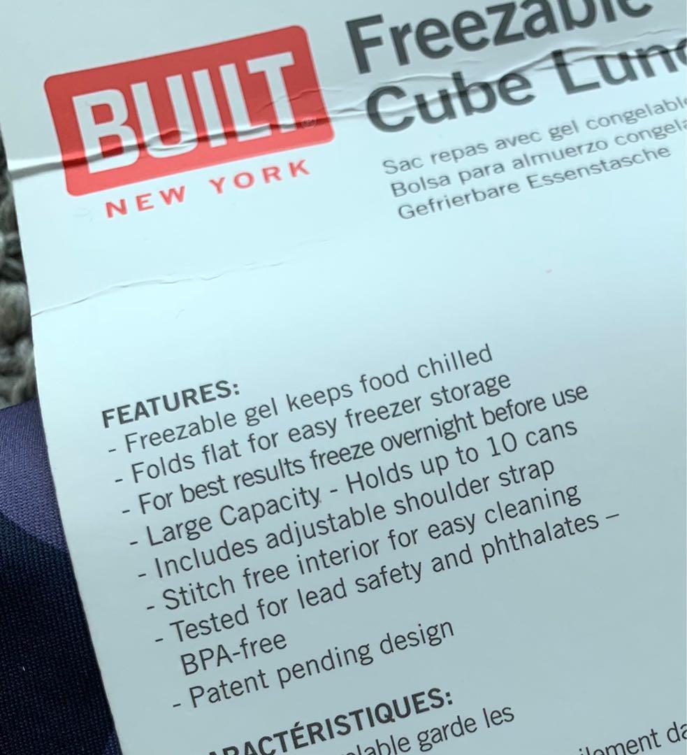 built gel cube lunch bolsa