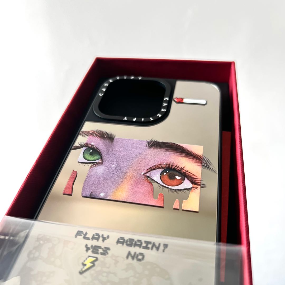 Casetify x Little Thunder] iPhone 13 Pro鏡面case, 手提電話, 電話及 