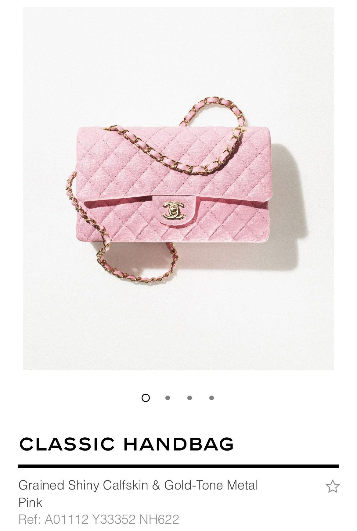 Chanel 22S Pink Small Classic Flap, Women's Fashion, Bags & Wallets,  Shoulder Bags on Carousell