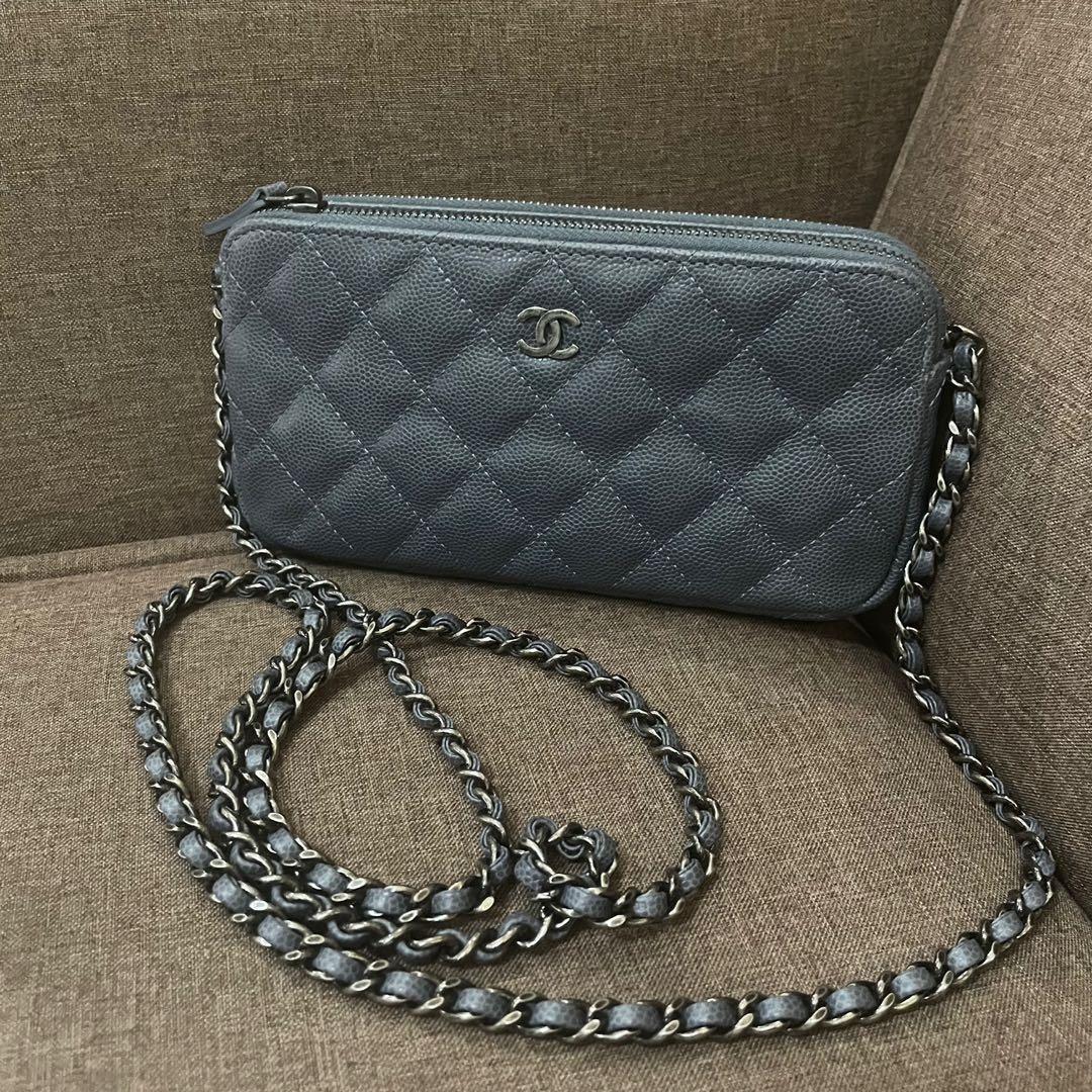 Chanel Caviar Double Zip WoC (Category: Luxury Bags & Wallets) located in Pasig City. Submitted by sibsmnl (Listing ID 1152222256, Image 2). Description: SUPER SALE. LAST PRICE ALREADY. Will revert to orig price after Jan 15. Inclusions: - Box - Card - Documents - Wax paper - Dustbag Honest ranking A to AB I can send actual videos to show condition.