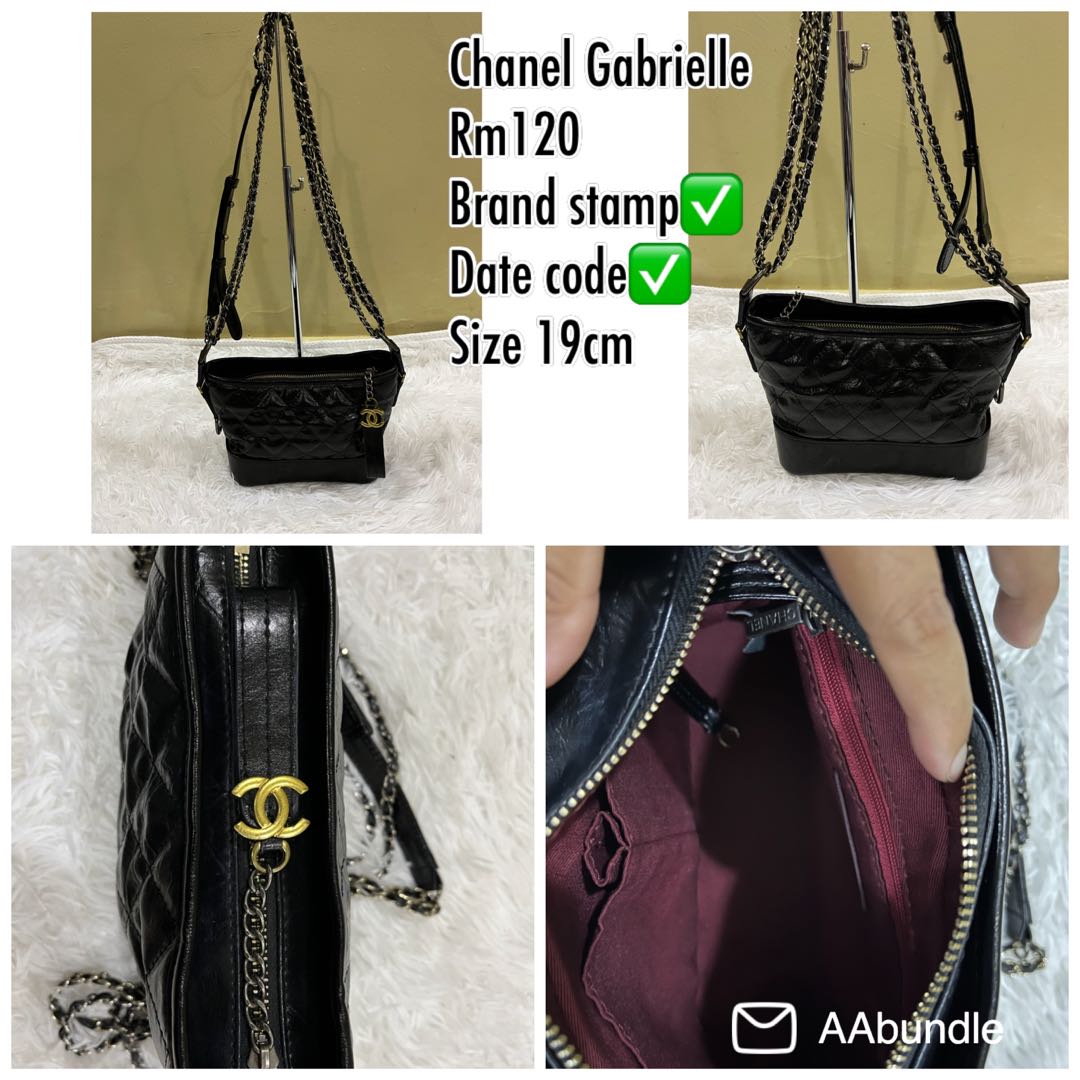 Chanel gabrielle backpack shop fake vs real