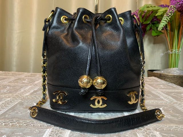 Chanel Drawstring bucket bag, Luxury, Bags & Wallets on Carousell