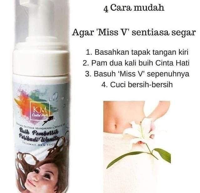CINTA HATI KAK KM FEMININE WASH, Beauty & Personal Care, Bath & Body