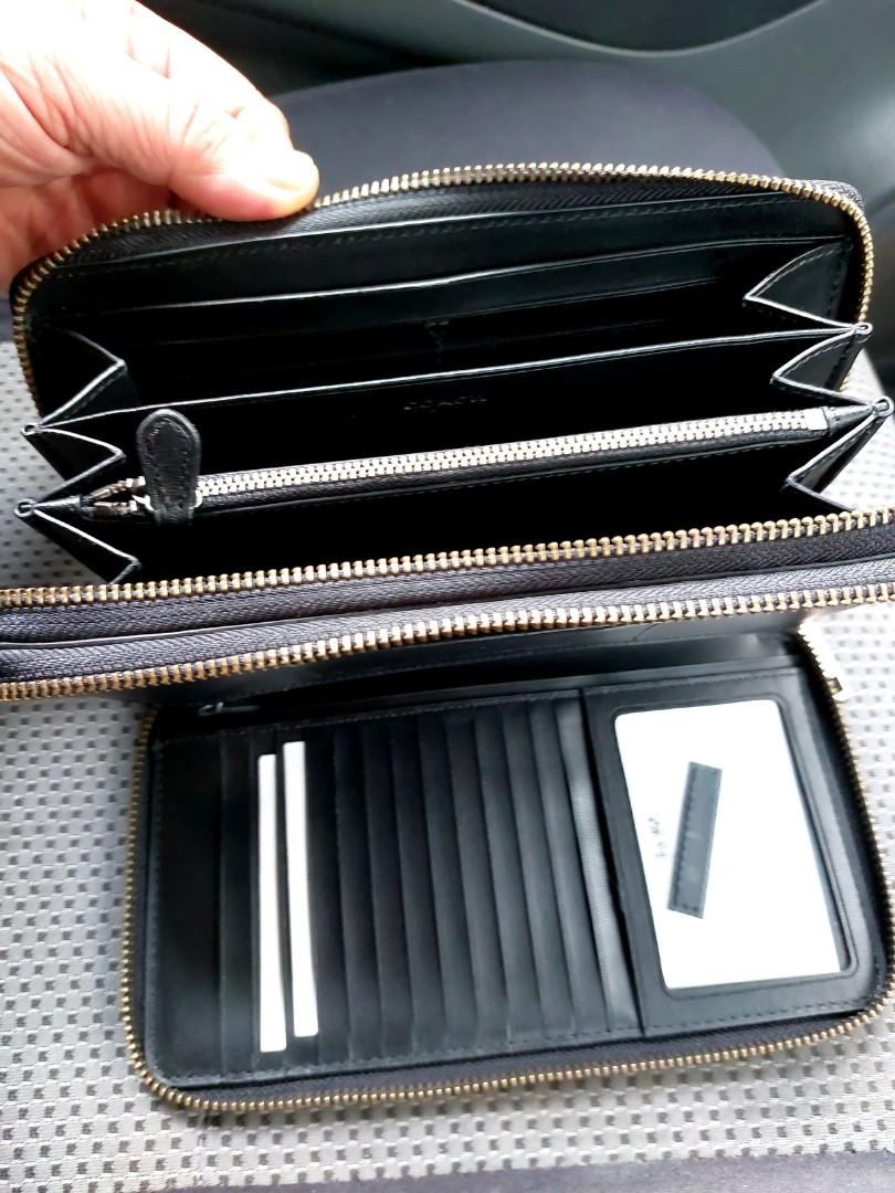 COACH double zip travel organizer, Luxury, Accessories on Carousell