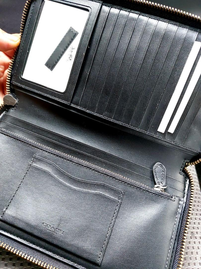 COACH double zip travel organizer, Luxury, Accessories on Carousell