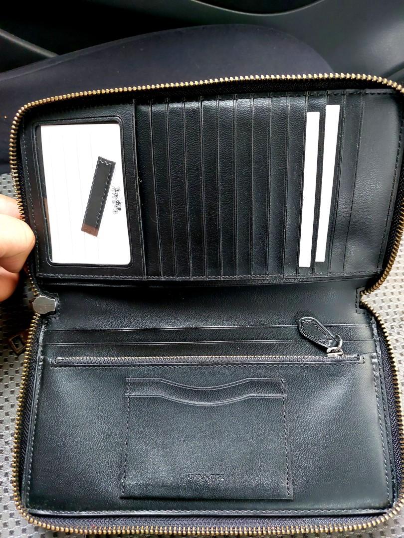 COACH double zip travel organizer, Luxury, Accessories on Carousell