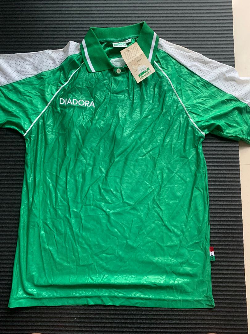 Diadora vintage football jersey Sports Equipment Other Sports Equipment and Supplies on Carousell