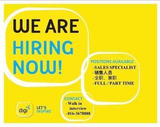 DiGi Serdang Vacancy