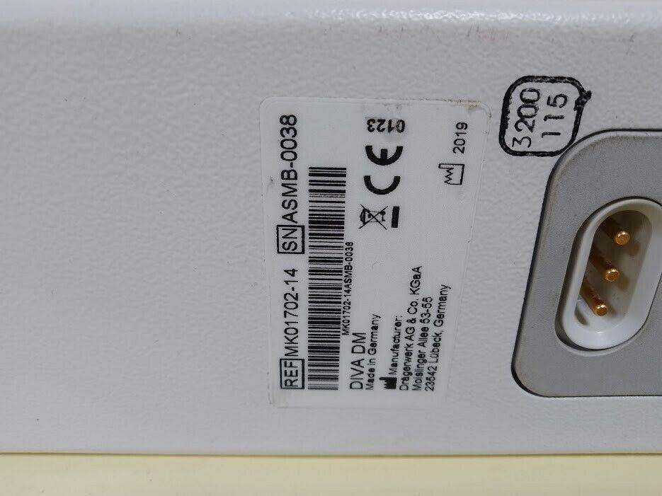 Drager MK01702-14 DIVA DM Isoflurane Vaporizer REF MK0170214, Computers ...