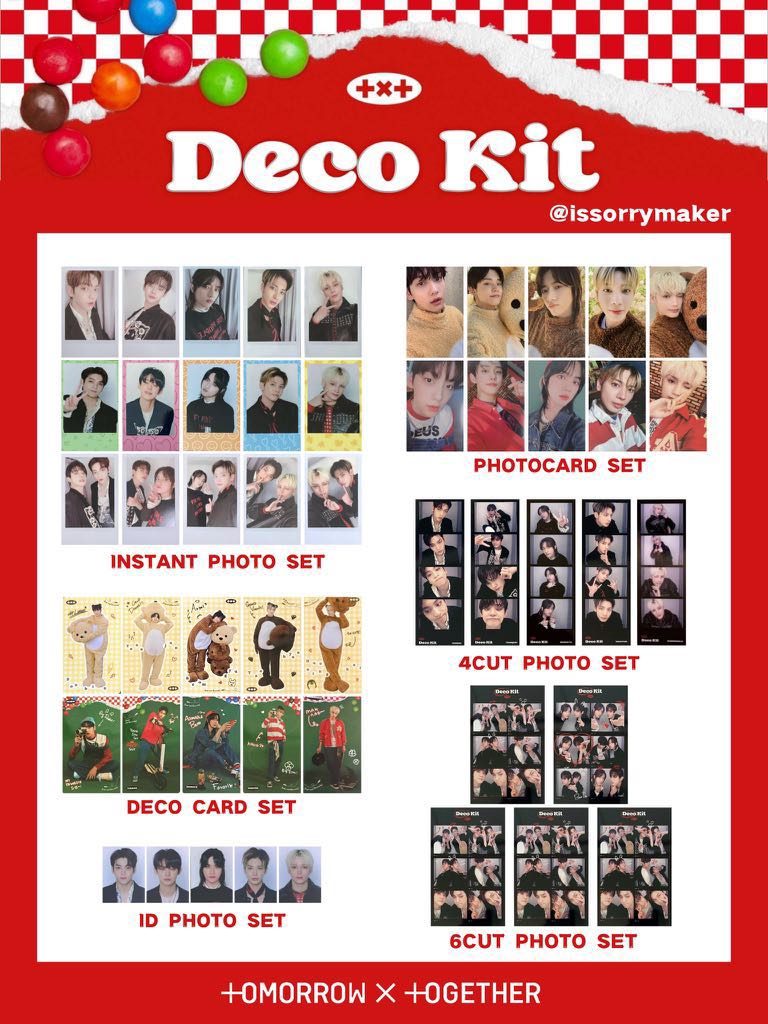 [EARLY WTS/WTT] TXT deco kit inclusions + rpc trade