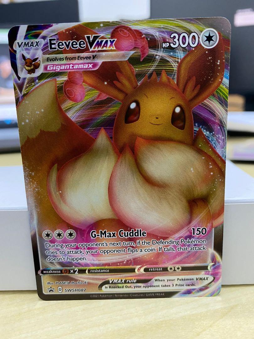 Eevee VMAX Full Art SWSH087 Pokémon card, Hobbies & Toys, Toys & Games on  Carousell