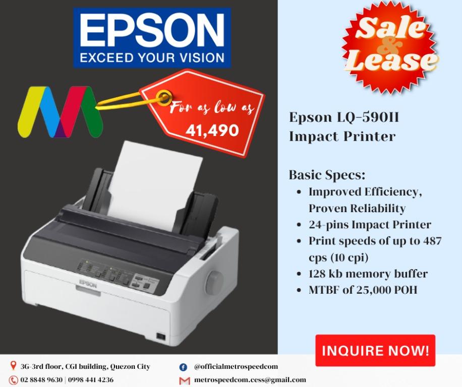Epson LQ590II Impact Printer for SALE, Computers & Tech, Printers