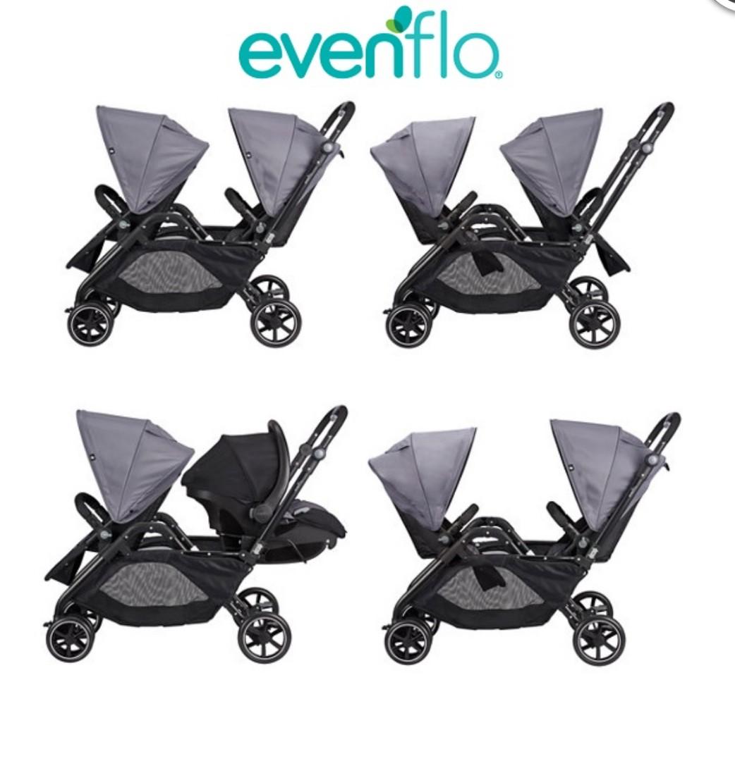 Evenflo parallel tandem hot sale double stroller