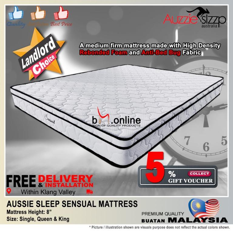 FREE DELIVERY BEST BUY 8” AUSSIE SLEEP SENSUAL REBOND FOAM ...