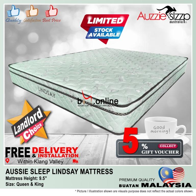 FREE DELIVERY BEST BUY 9.5” AUSSIE SLEEP LINDSAY SPRING ...