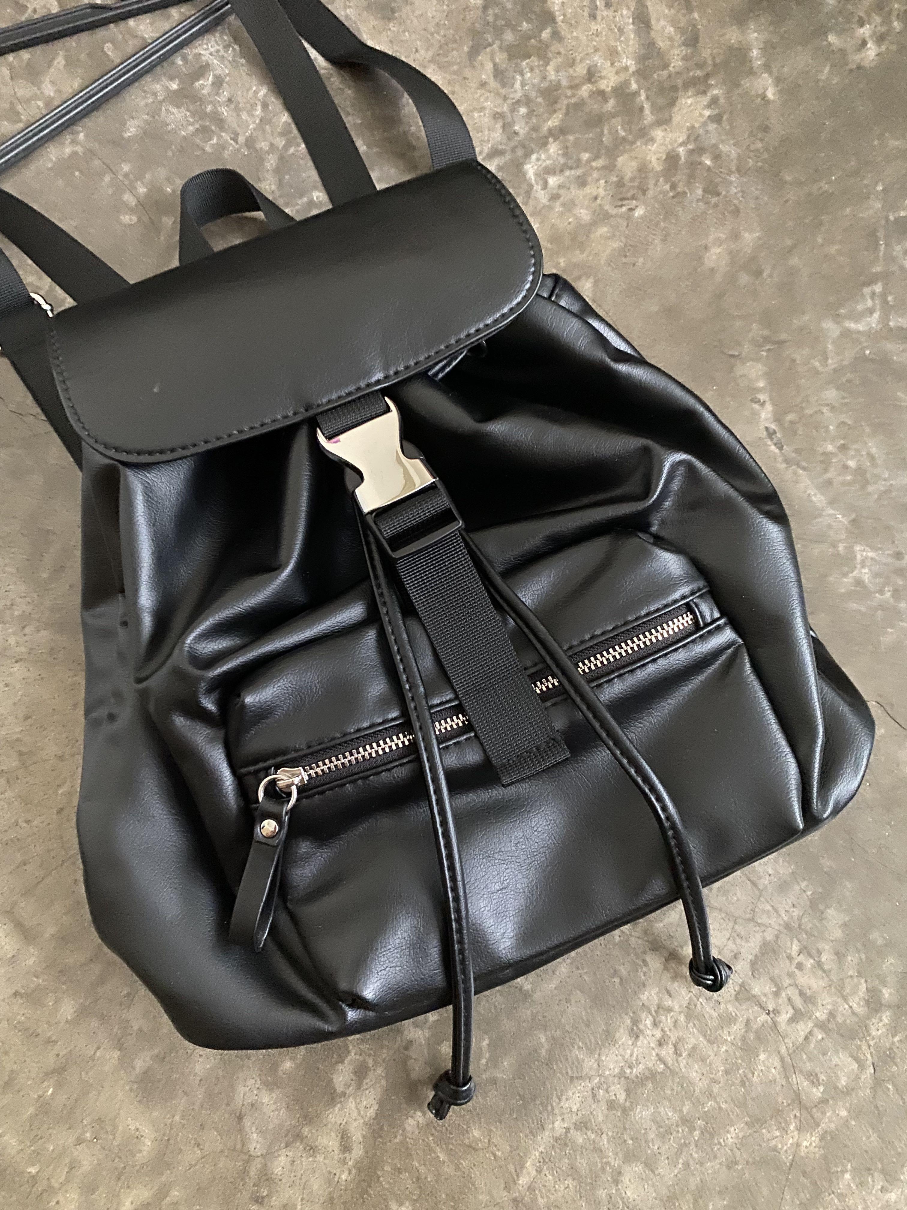 H&m leather backpack outlet