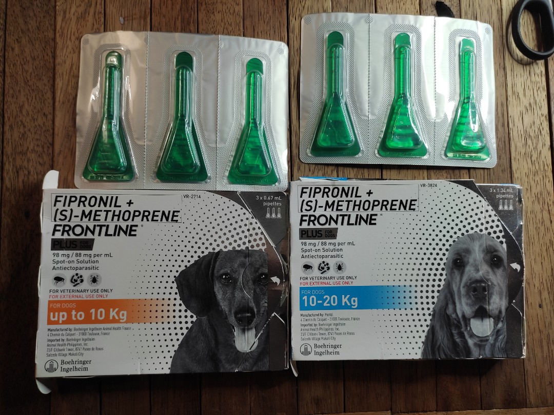 3pcs Frontline for large dogs (10-20kg) for sale, Pet ...