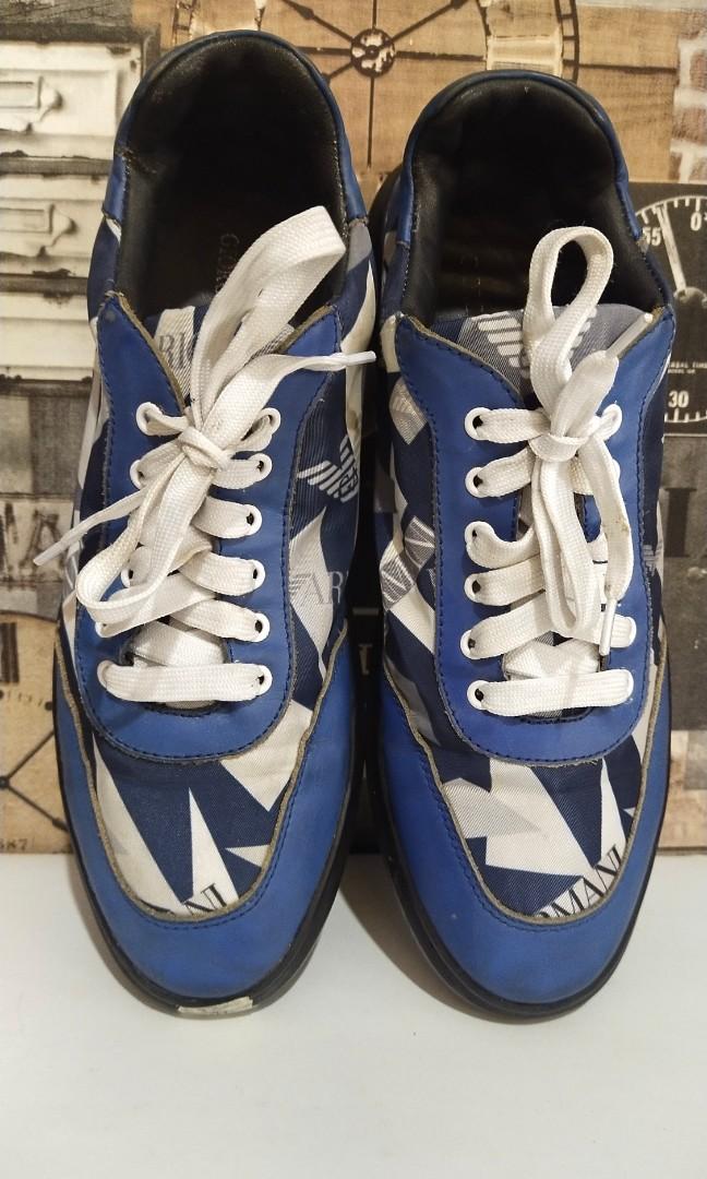 Giorgio Armani sneakers, Fesyen Pria, Sepatu , Sneakers di Carousell