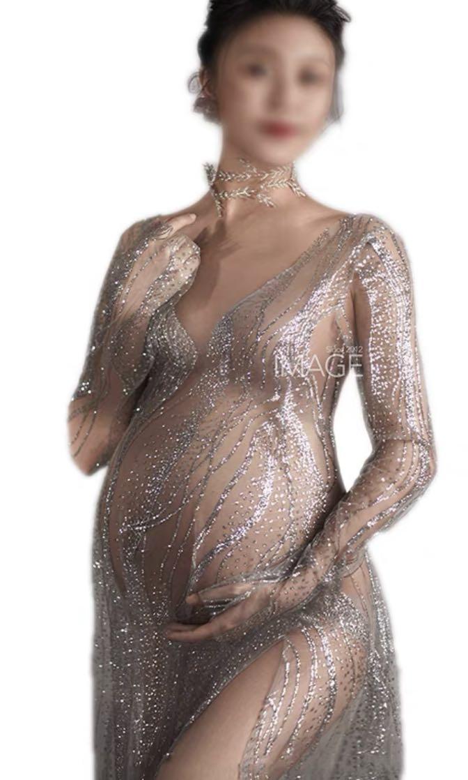 Glitter maternity deals dresses