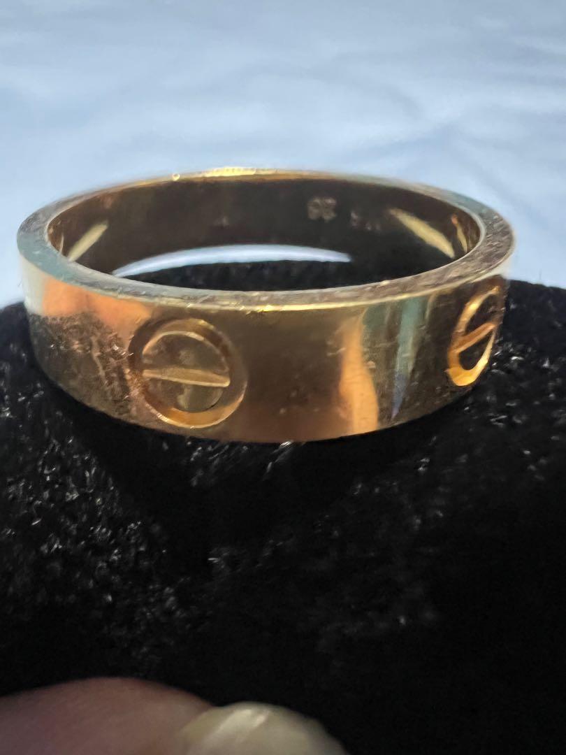 Cartier 22k ring clearance