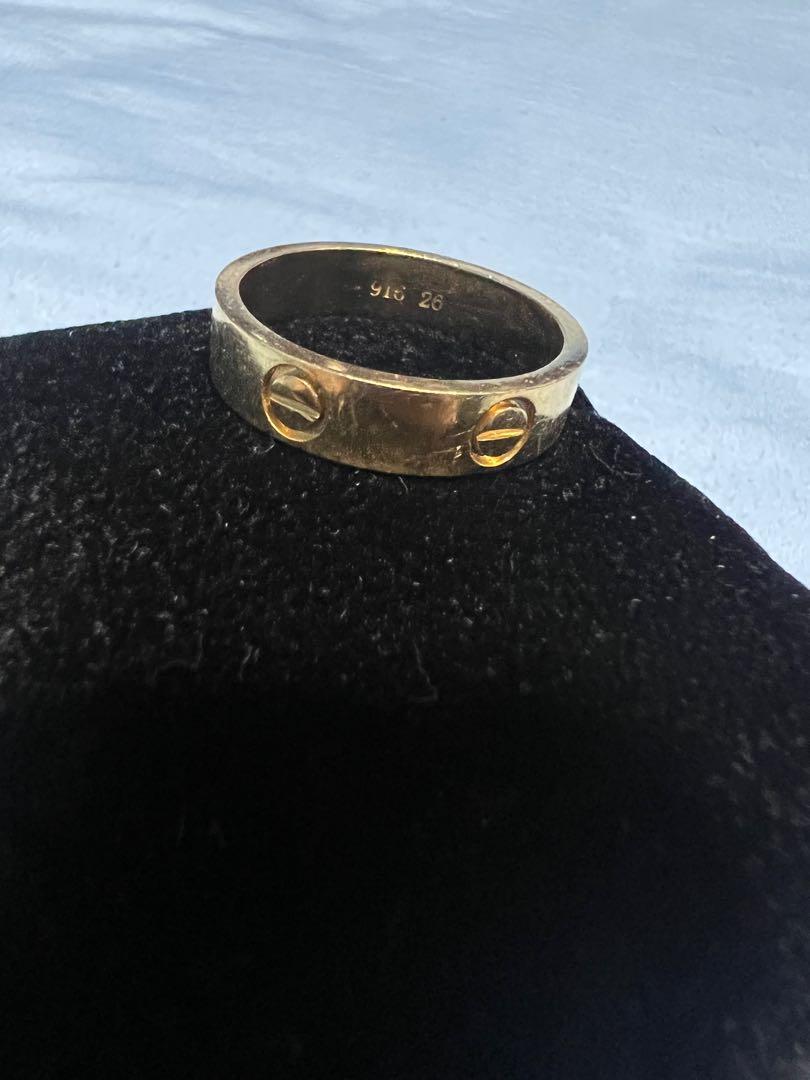 Cartier best sale 22k ring