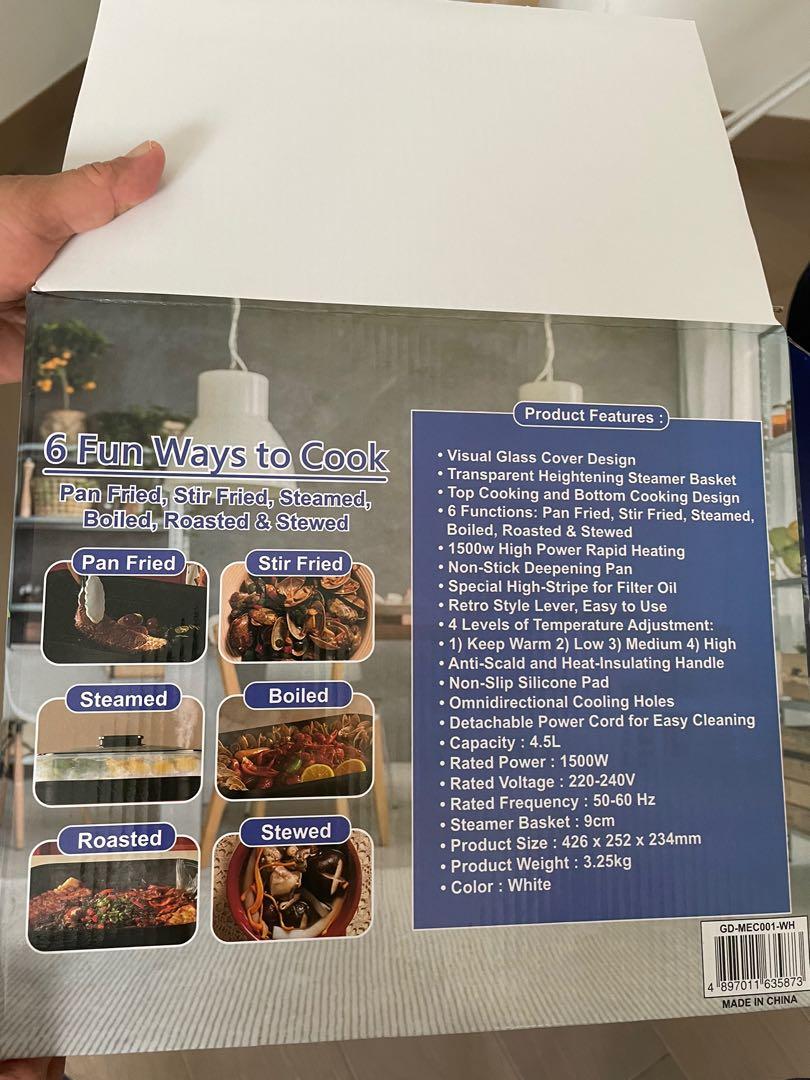 Grandaz (Korean brand) multi functional hot pot grill, 家庭電器, 廚房電器, 燒烤爐及