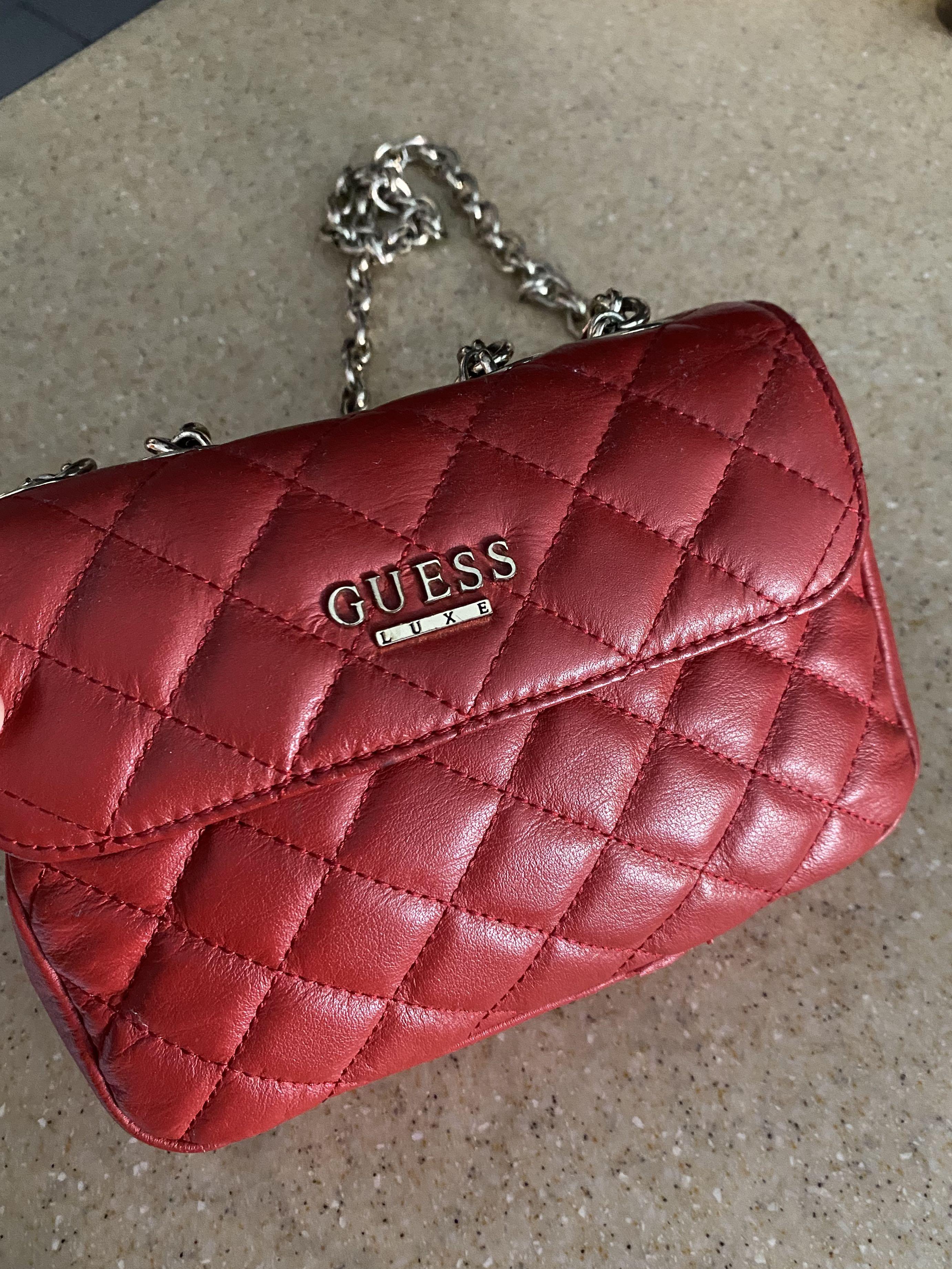 Guess, Bags, Authentic Guess Luxe Genuine Leather Handbag