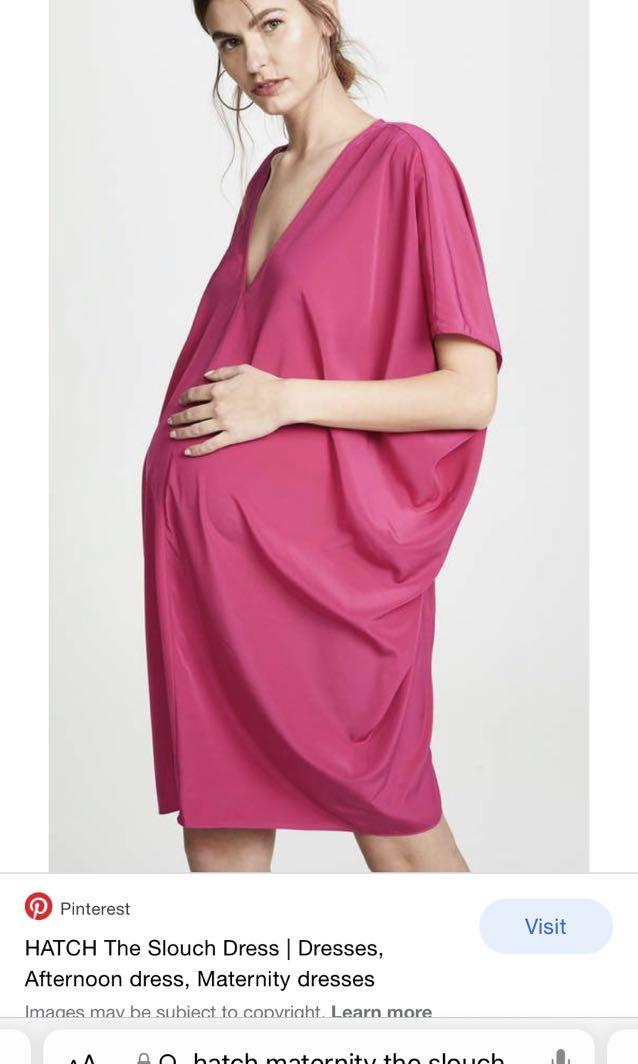 Hatch top slouch dress