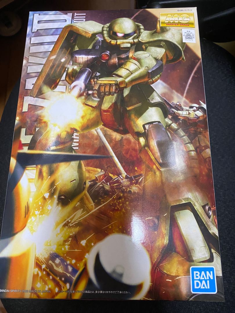Hg rg mg 1/100 Zaku ii Ms 06F ver2.0 渣古 扎古 高達模型 可交換, 興趣及遊戲, 玩具 & 遊戲類 ...