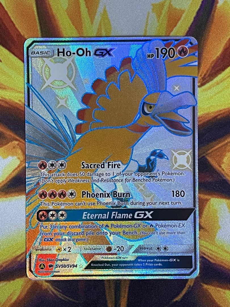 Ho-Oh GX Full Art Ultra Rare - Burning Shadows Pokemon TCG