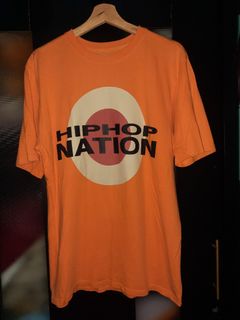 Hip hop nation t shirt 55*76 kaos vintage thrift preloved ...