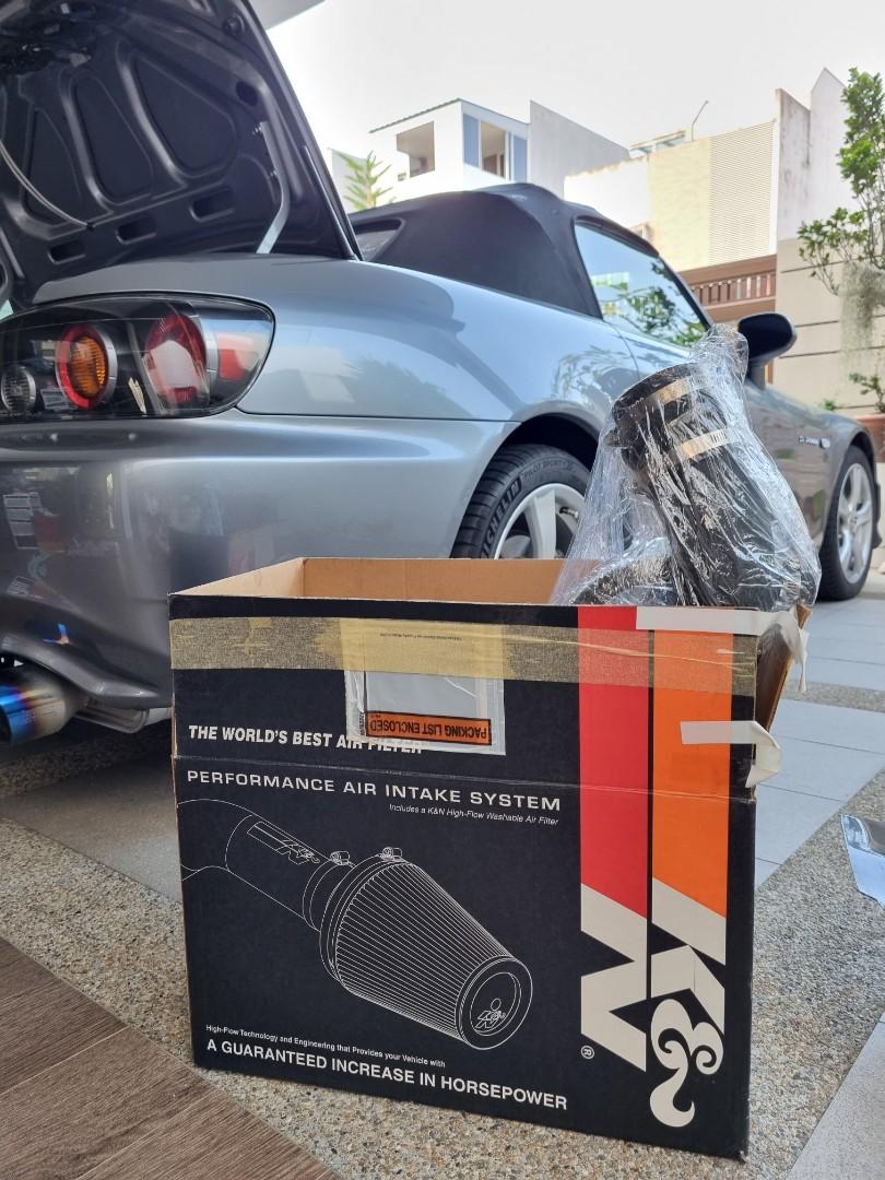 Honda S2000 K&N FIPK cold air intake, Car Accessories, Accessories on