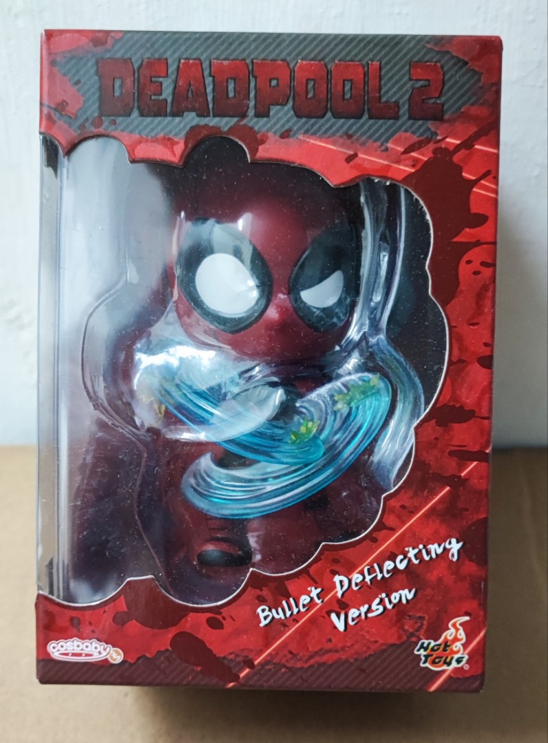 Hot toys deadpool cosbaby bullet deflection version, 興趣及遊戲, 玩具 & 遊戲類 ...