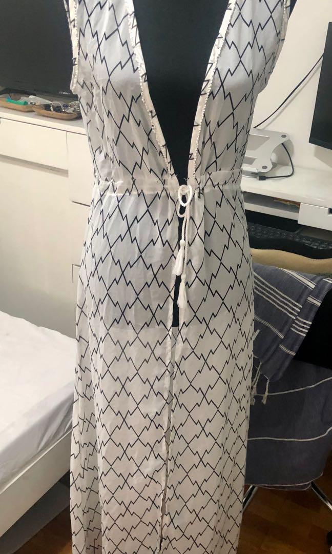 HQ MIDI LENGTH SWIMSUIT COVERUP, Women's Fashion, Swimwear, Bikinis