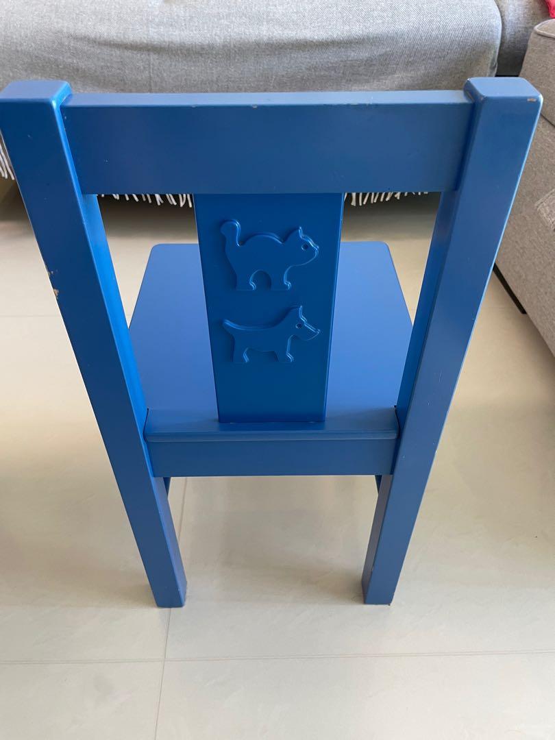 IKEA Toddler Table and Chair (solid wood), Babies & Kids, Baby Nursery