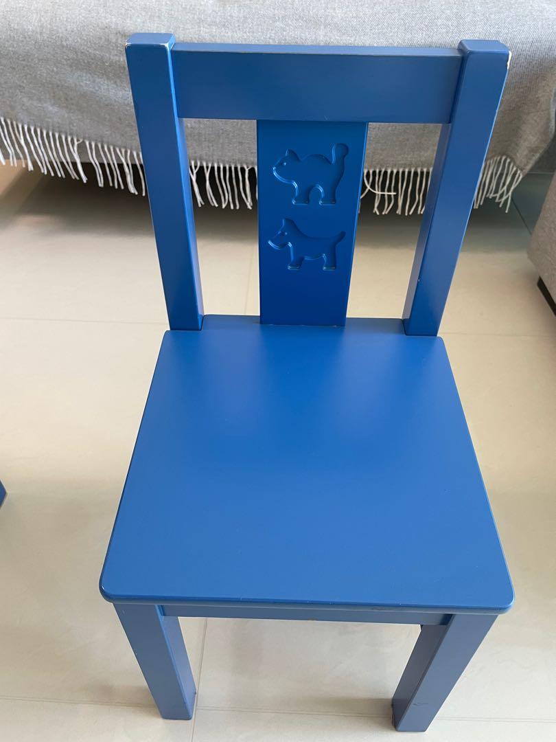 IKEA Toddler Table and Chair (solid wood), Babies & Kids, Baby Nursery