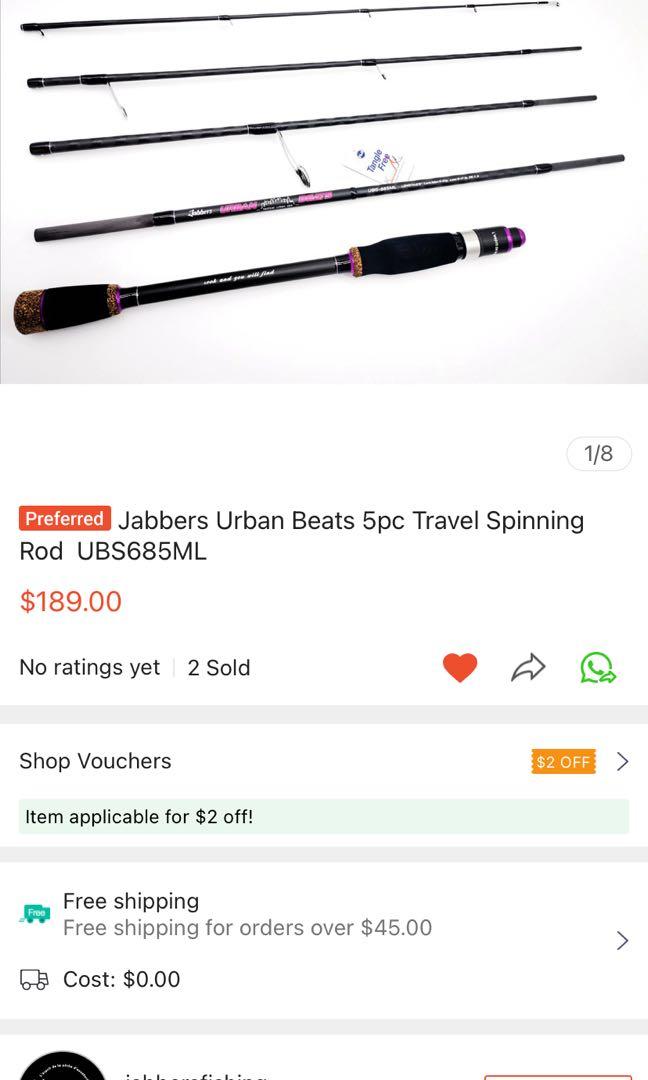 Jabber's Travel Fishing Rods