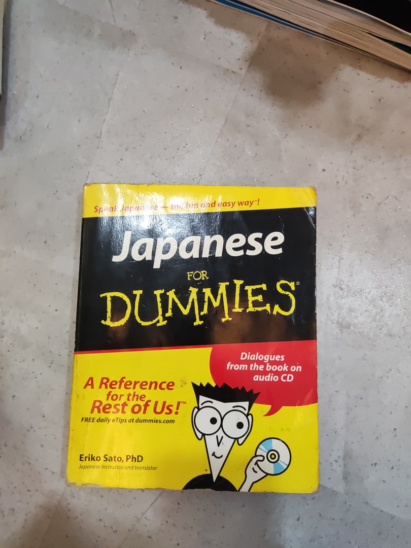 Japanese for dummies, Hobbies & Toys, Books & Magazines, Travel & Holiday Guides on Carousell