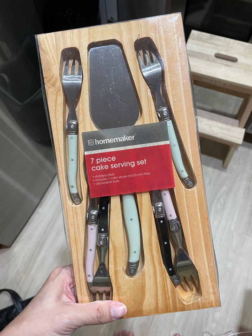 Kmart 7 piece cake serving set, Furniture & Home Living, Kitchenware & Tableware, Dinnerware