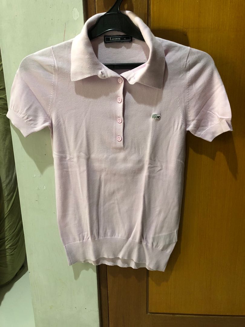 Knit lacoste, Fesyen Wanita, Pakaian 