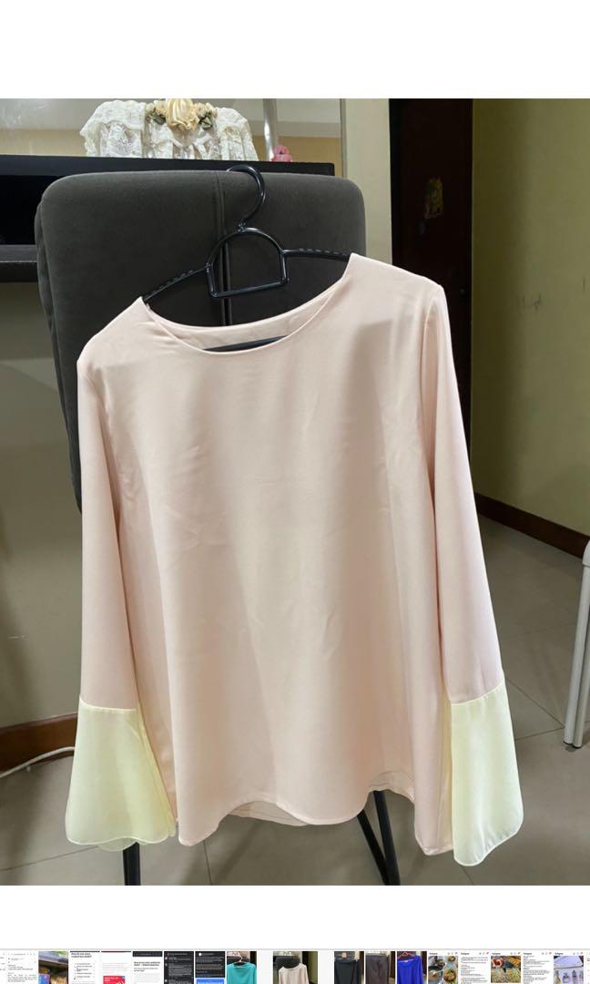 Long Sleeve Top, Women's Fashion, Tops, Other Tops on Carousell