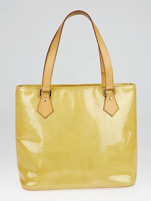 Louis Vuitton // Yellow Vernis Houston Bag – VSP Consignment