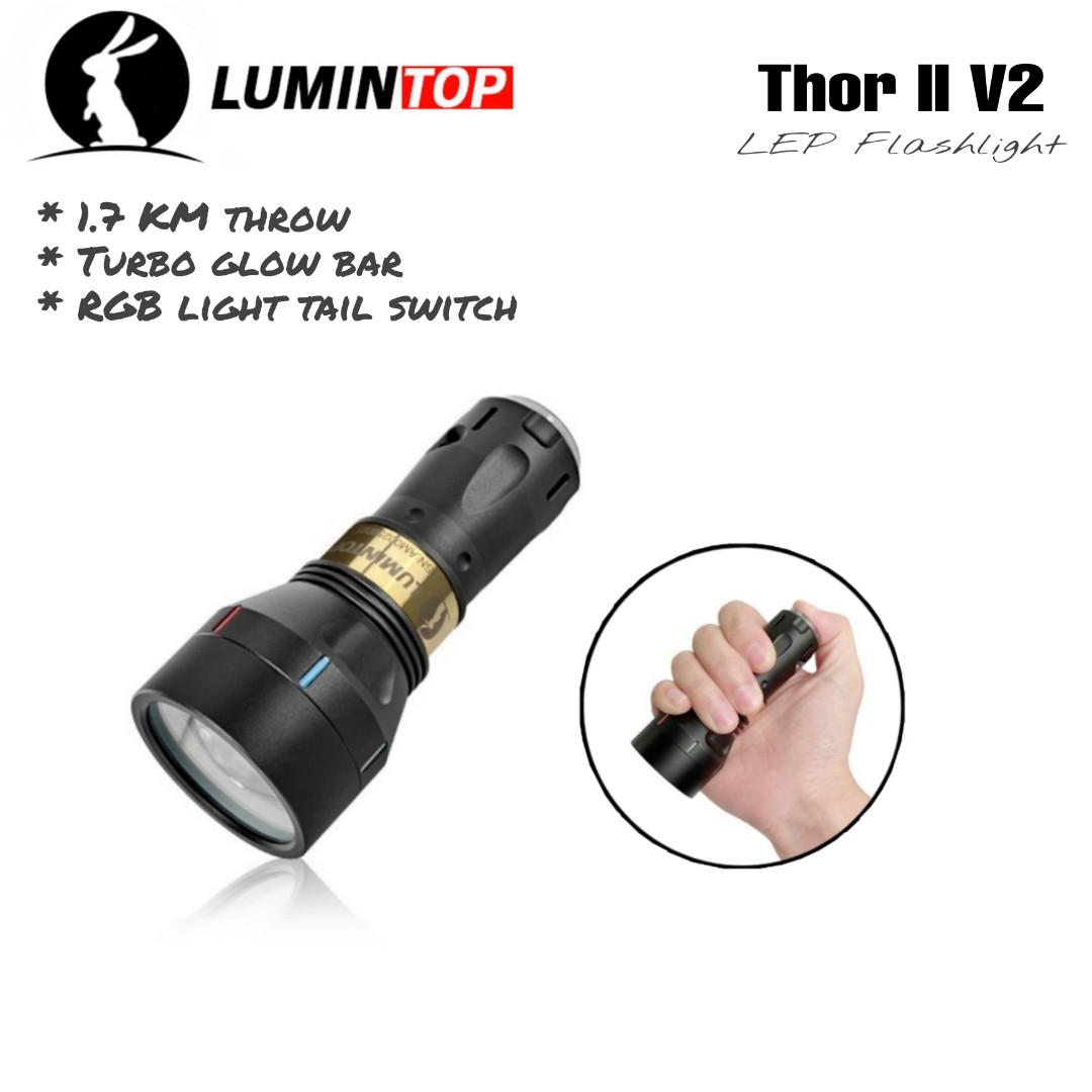 ルミントップ Lumintop LEP ライト THOR Ⅱ v2 350ルーメン 最大照射 ...