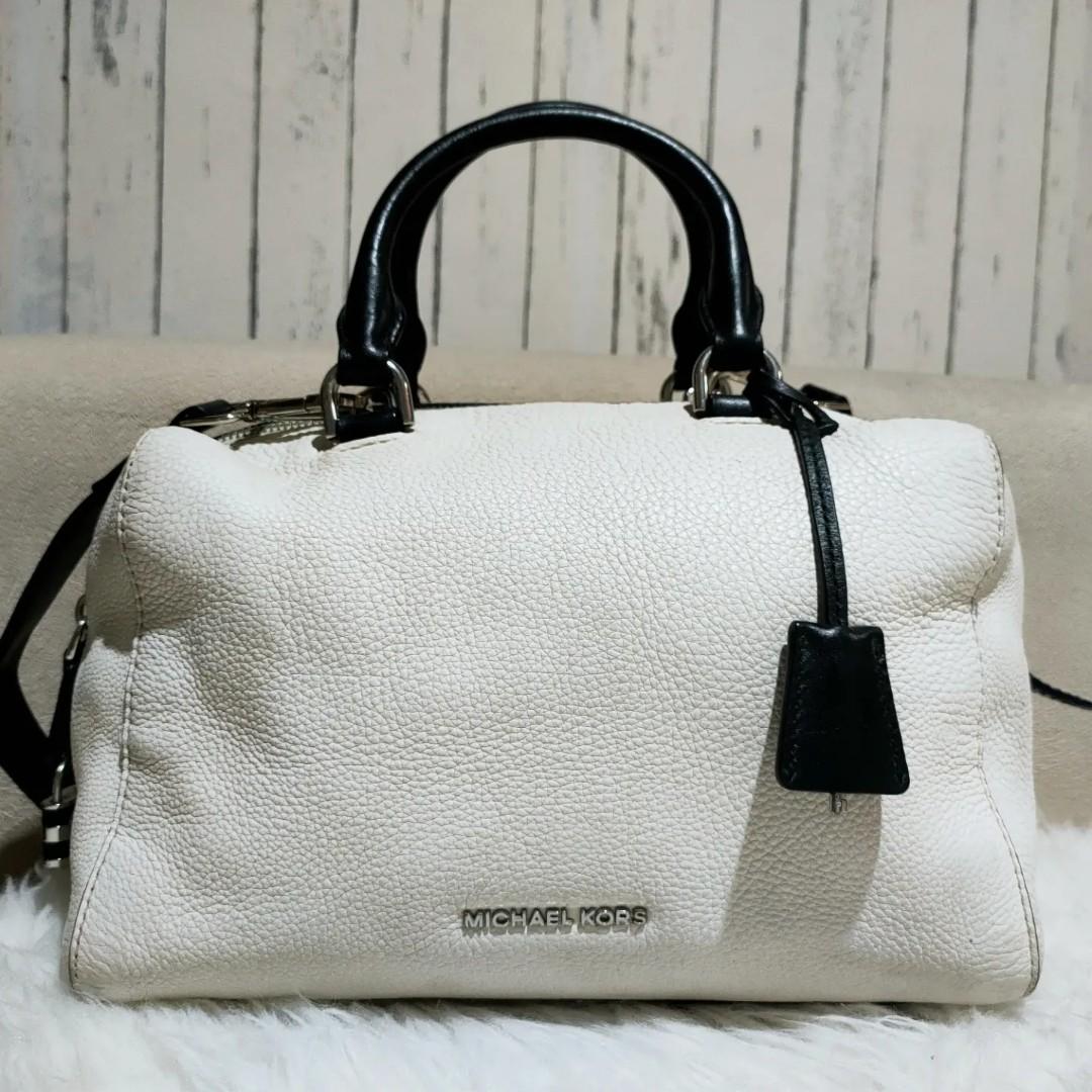 Michael Kors Kirby Large Top Zip Pebble Leather Satchel