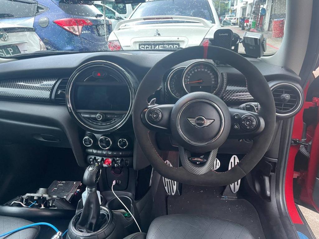 Mini Cooper F55 56 57 JCW Alcantara Steering Wheel Car