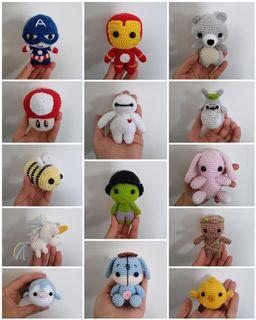 Mini Crochet Plush Toys - Made to order