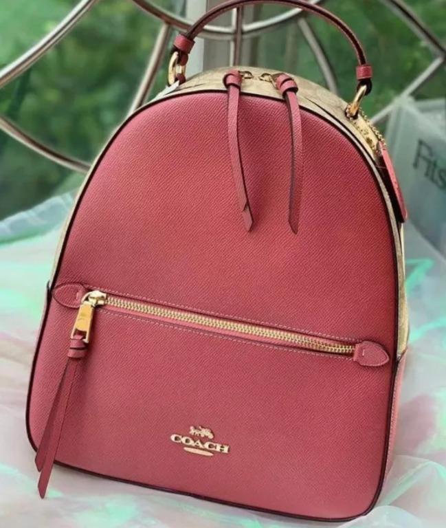 Coach jordyn backpack pink top